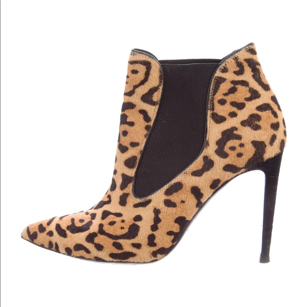 Ralph Lauren Purple Label Ponyhair Ankle Chelsea Boots